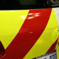 SPECIAL OFFER** Lot of 3 Rolls - V98 Conformable Pre-Striped Chevron Fluorescent Lime / Red Reflective Tape