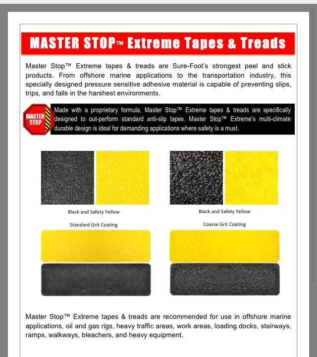 Heavy Duty Extreme Adhesive Non-Skid STEP TREADS