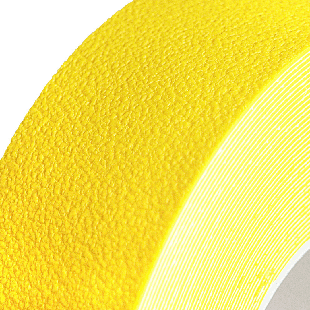 2" x 60' Roll Coarse Resilient Non-Slip Tape SAFETY YELLOW