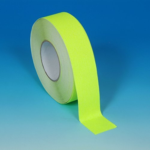 2" X 60' Roll Safety Grip Anti-Slip Tape Fluorescent Yellow