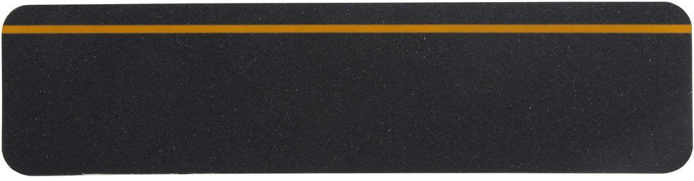 Pkg. of 24 - 6" X 24" BLACK with REFLECTIVE Stripe 80 Grit Non-Slip STEP Tread