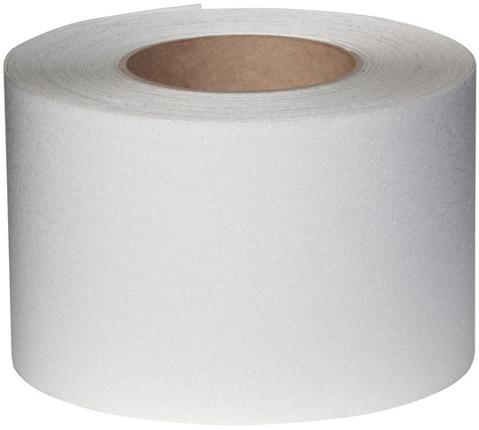 4" X 60' Roll CLEAR Resilient Rubberized (NO GRIT) Non-Slip Tape - Limited Stock