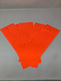 Pkg. of 5 Strips 3M Reflective Safety Tape Fluorescent Orange 3924S - 4" x 12"