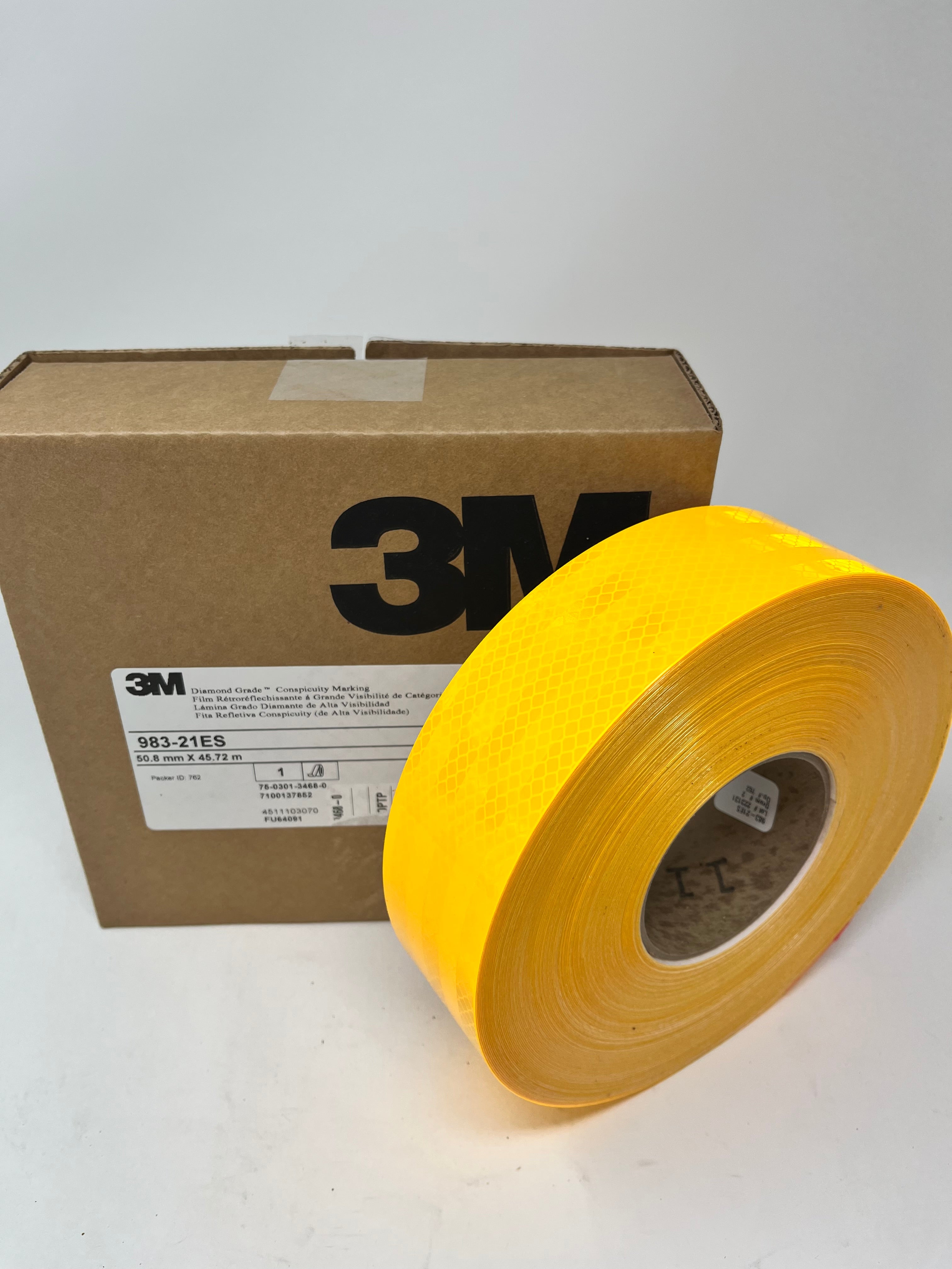 2 x 150' Roll 3M Reflective Safety Tape - Fluorescent Yellow