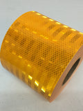 6" x 15' Roll Emergency Vehicle Markings YELLOW 3M Reflective Tape - CONVERTED from a Master Roll - See Image #2