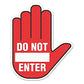 Incom Anti-Slip Do Not Enter HAND Floor Sign FS1002V