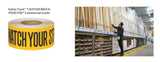 3" X 60' Pkg. of 4 Rolls - BLACK & YELLOW CAUTION/WATCH YOUR STEP Abrasive Tape - 5 Day Processing