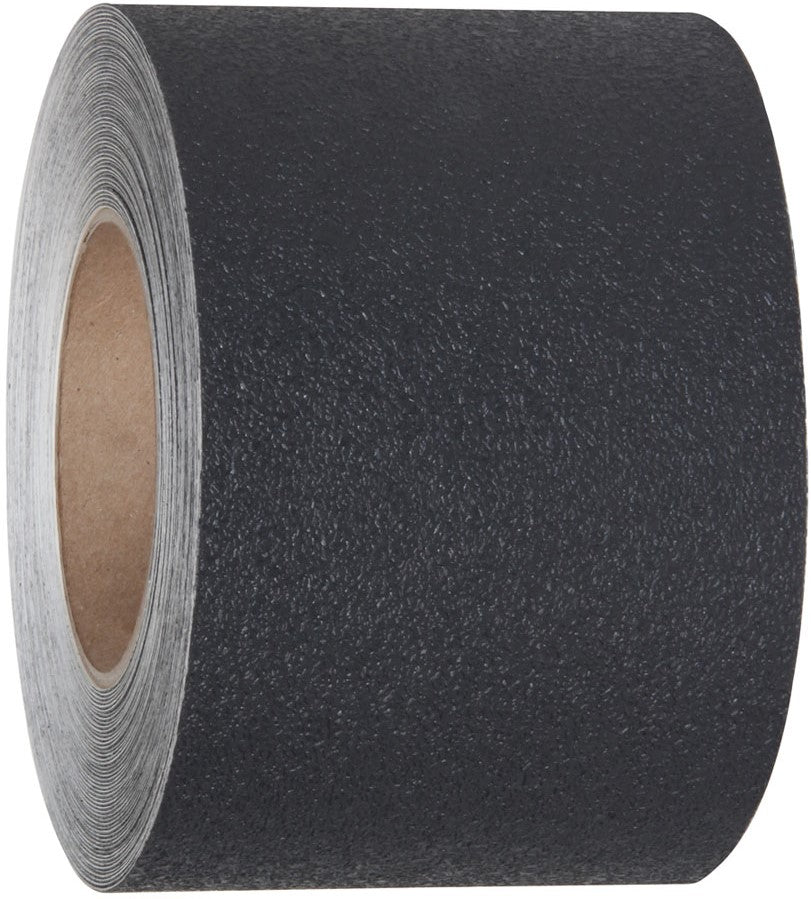 BULK SAVINGS** BEST SELLING SIZE - 12" Rolls - Resilient Rubberized (NO GRIT) Non-Slip Tape - Black, Gray & Clear - Minimum Order is 4 Cases - 5 Day Processing