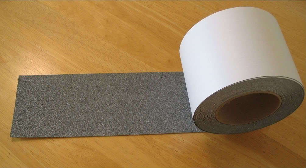 4" X 60' GRAY Resilient Tape - Pkg of 3 Rolls
