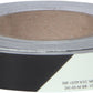 Meets New York City Construction Code MEA No. 241-05-M - Pkg. of 12 Rolls - 1" x 100' BLACK & GLOW IN THE DARK Striped Safety Tape