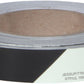 SPECIAL ORDER** - Meets UL 1994 and New York City Construction Code - Pkg. of 2 Rolls - 1" x 100 ft. Black Stripe - GLOW IN THE DARK IBC Printed Safety Tape - For obstacle marking