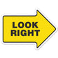 Incom Anti-Slip LOOK RIGHT Floor Sign FS1020V