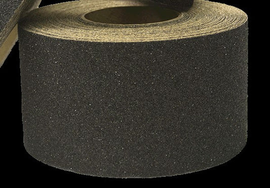 4" X 60' BLACK Abrasive 30/60 Grit Blend Non-Skid Tape - Case of 3 Rolls - 7 to 14 Day Processing