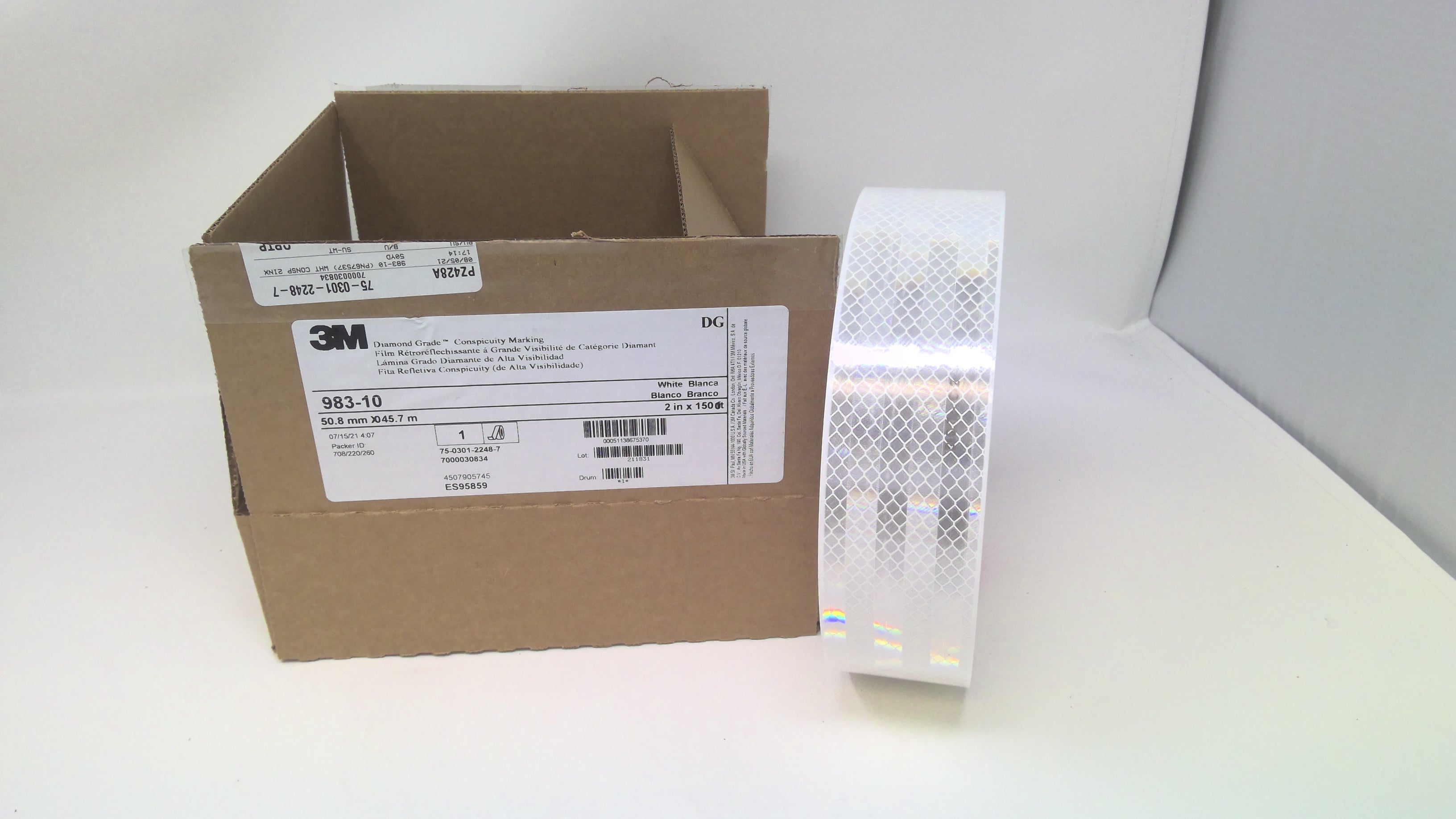 3M DOT Highly Reflective Conspicuity Safety DOT Safety Tape 983 Series ...