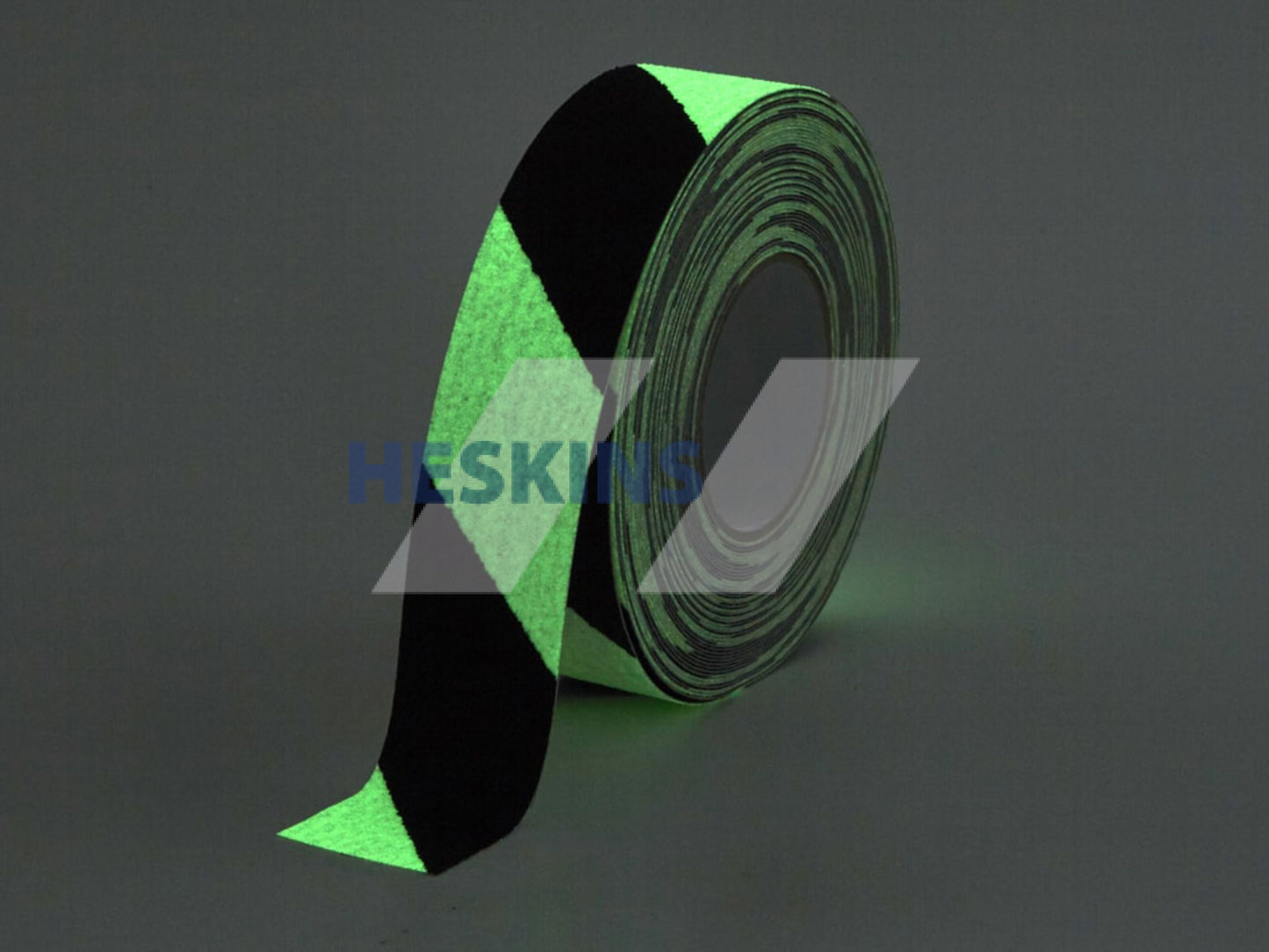 Hazard Stripe GLOW & BLACK Non-Skid Tape - Multiple Options